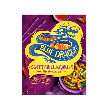 BLUE DRAGON Sweet Chilli & Garlic 120g - Longdan Official