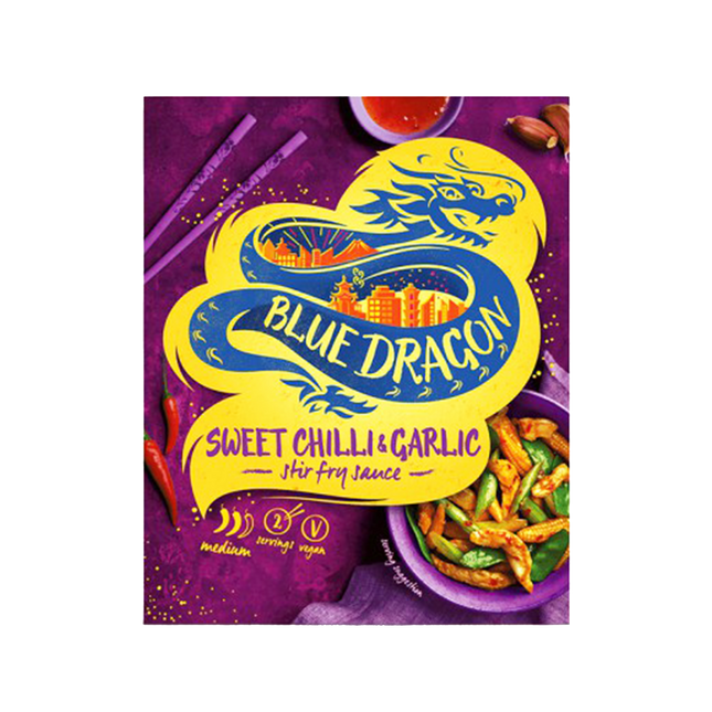 BLUE DRAGON Sweet Chilli & Garlic 120g - Longdan Official