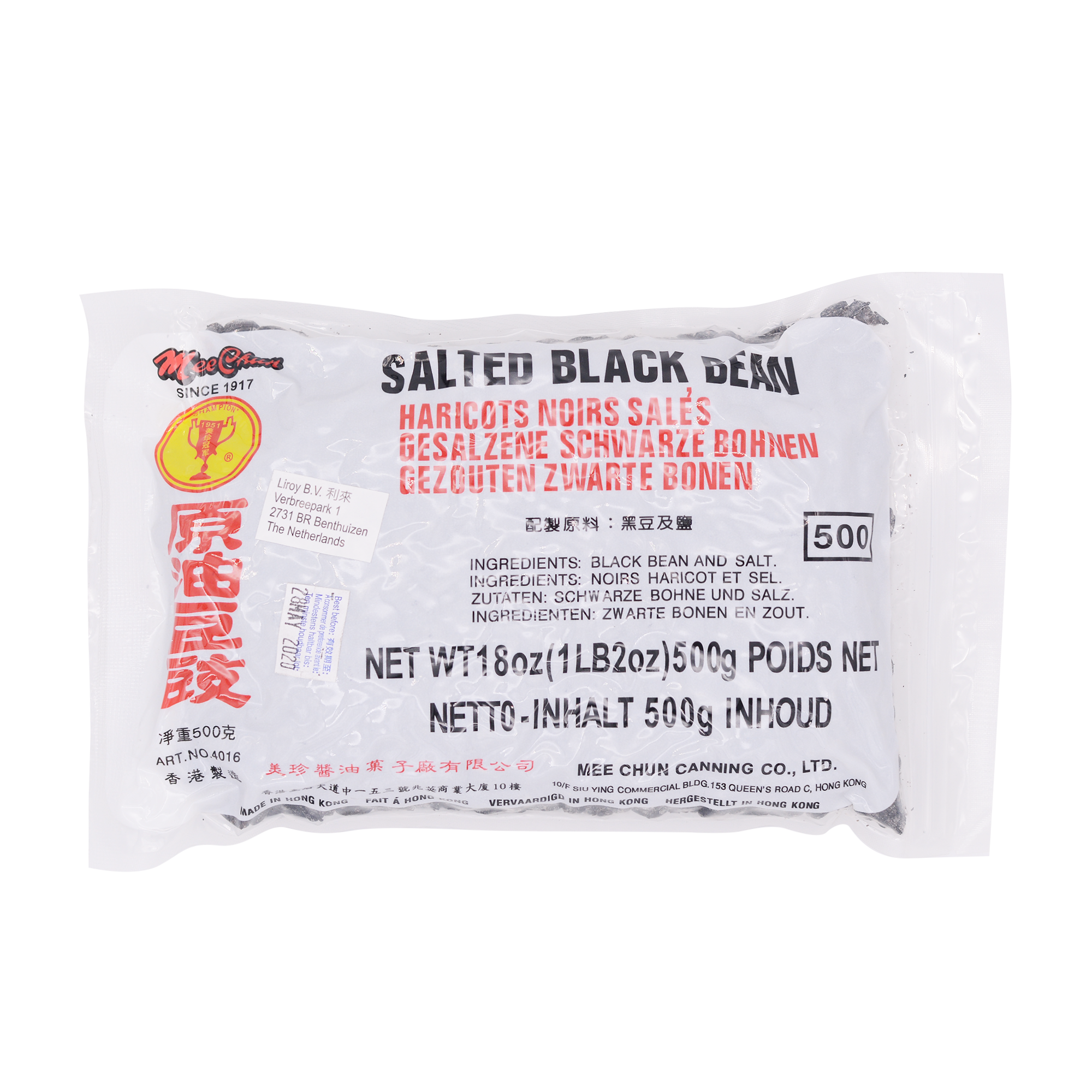 Mee Chun Salted Black Bean 500g - Longdan Online Supermarket