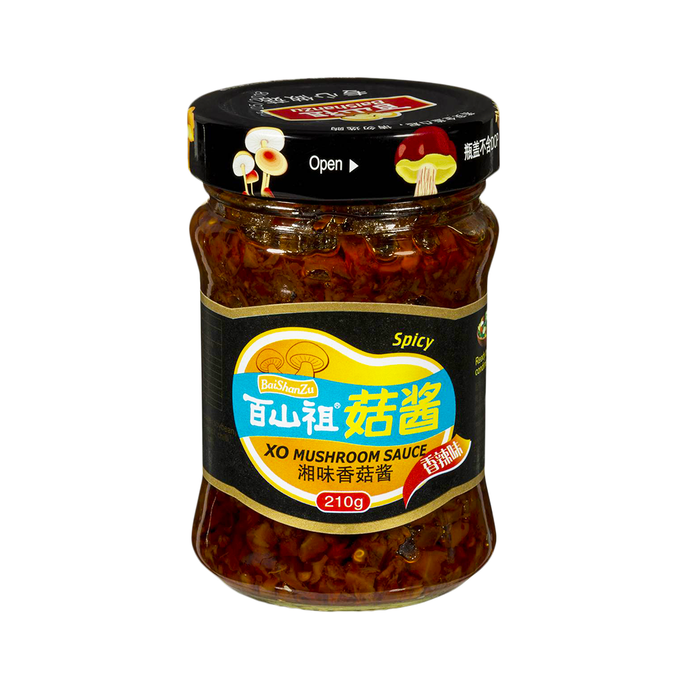 BAISHANZU XO Mushroom Authentic Szechuan Sauce 210g (Case 12)