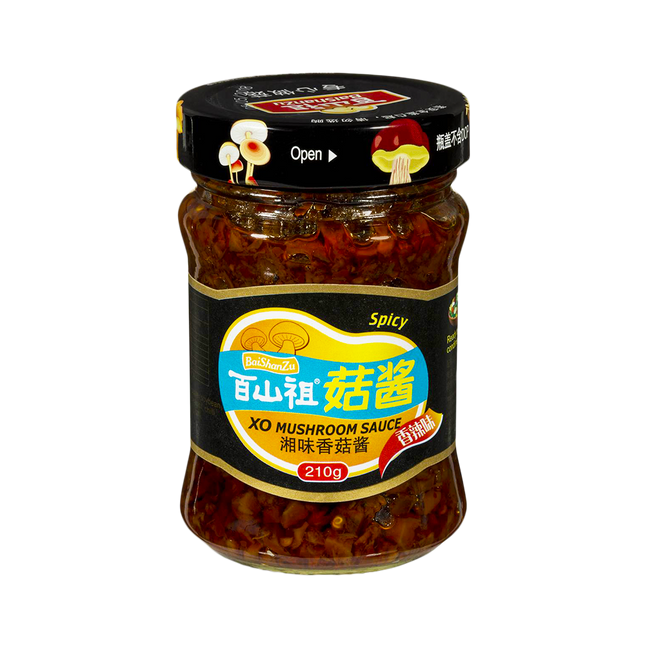 BAISHANZU XO Mushroom Authentic Szechuan Sauce 210g (Case 12)