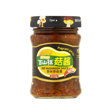BAISHANZU XO Mushroom Frag Garlic Sauce 210g (Case 12)