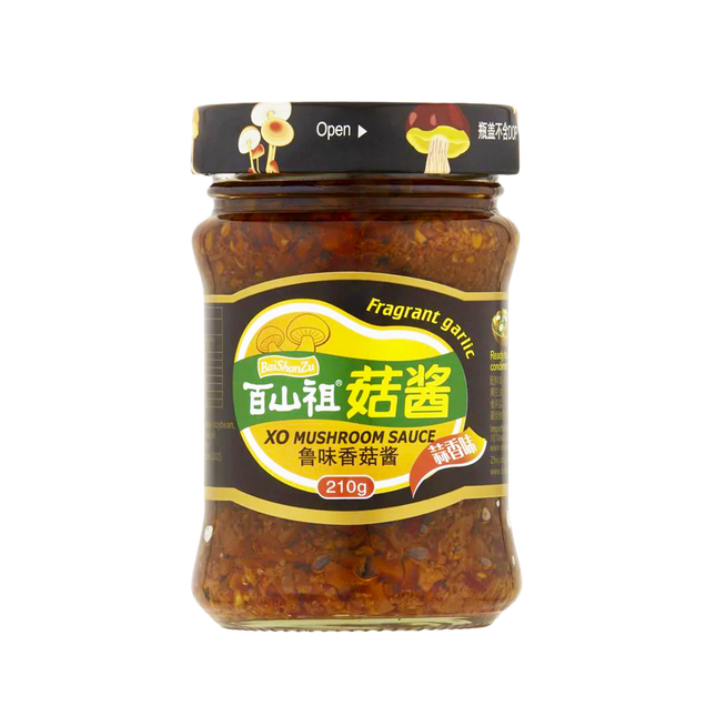 BAISHANZU XO Mushroom Frag Garlic Sauce 210g (Case 12)