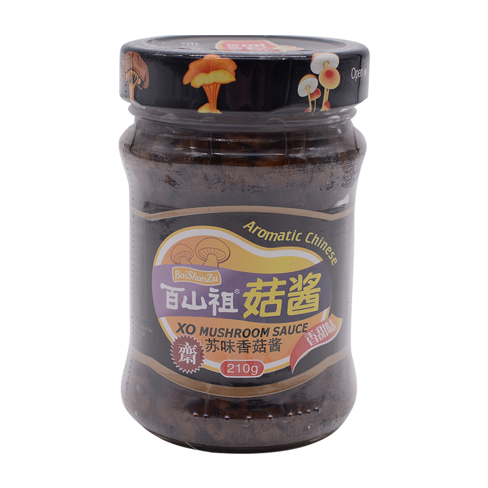 Baishanzu XO Mushroom Aromatic Chinese Sauce 210g - Longdan Online Supermarket
