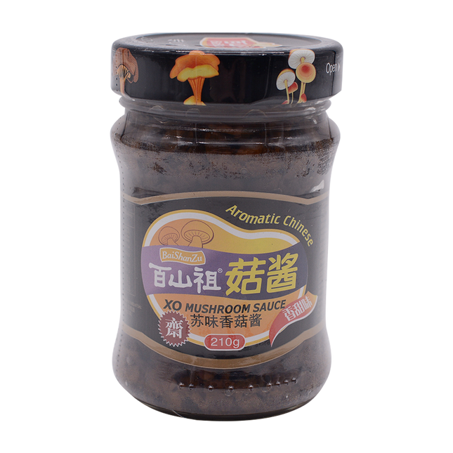 Baishanzu XO Mushroom Aromatic Chinese Sauce 210g - Longdan Online Supermarket