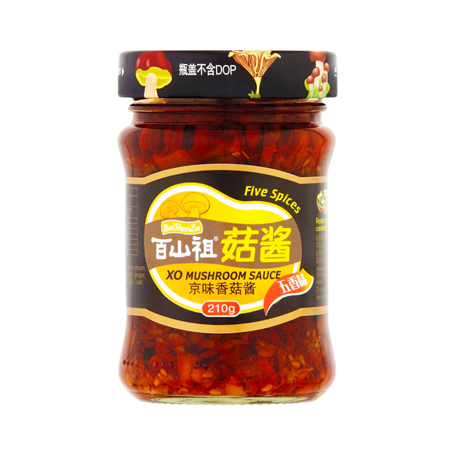 BAISHANZU XO Mushroom Five Spices Sauce 210g (Case 12)