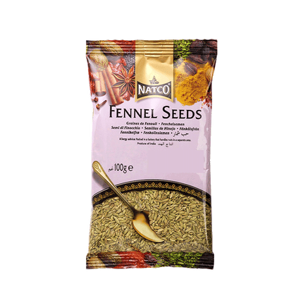 NATCO Fennel Seeds 100g (Case 10)