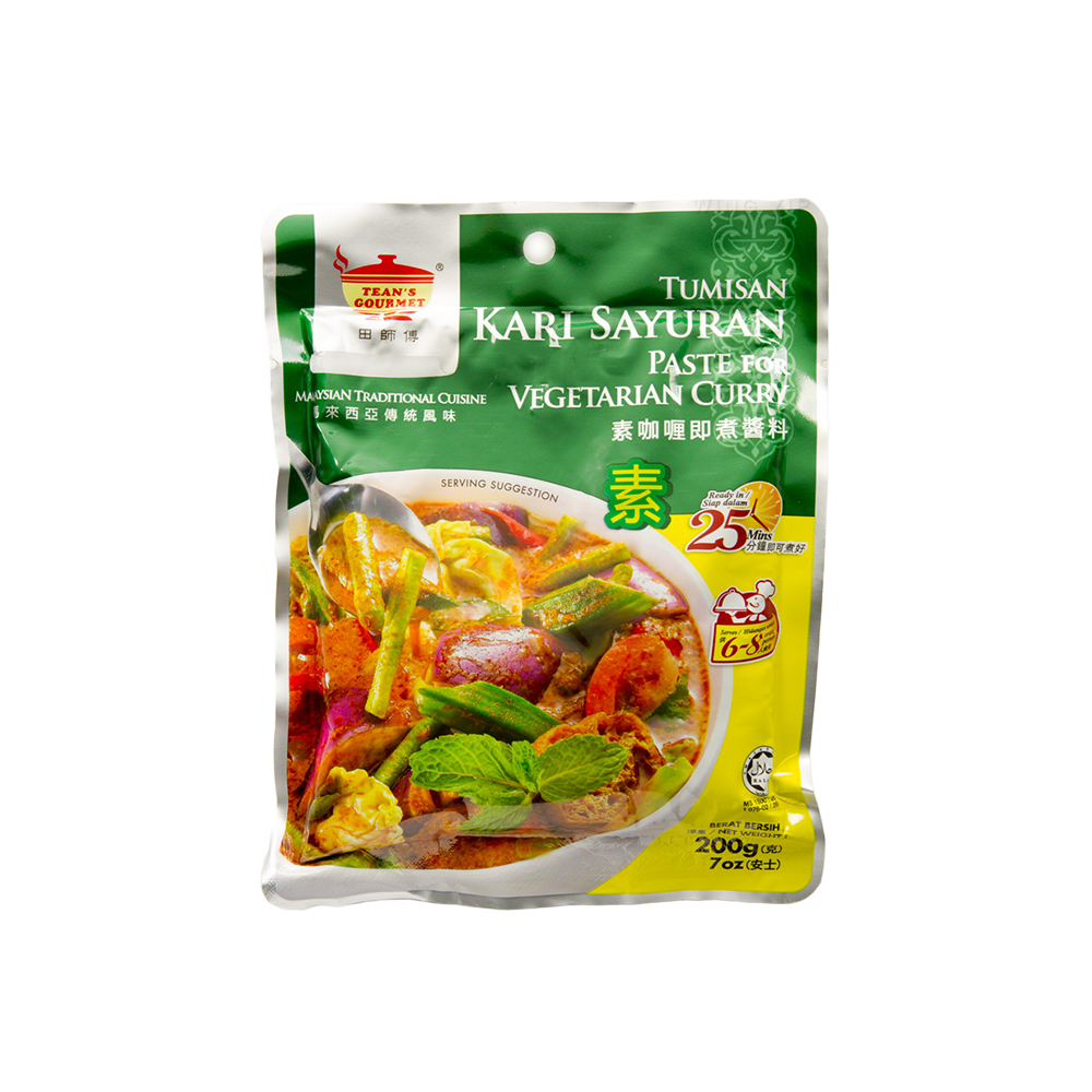 Teans Vege Curry Paste 200g - Longdan Online Supermarket