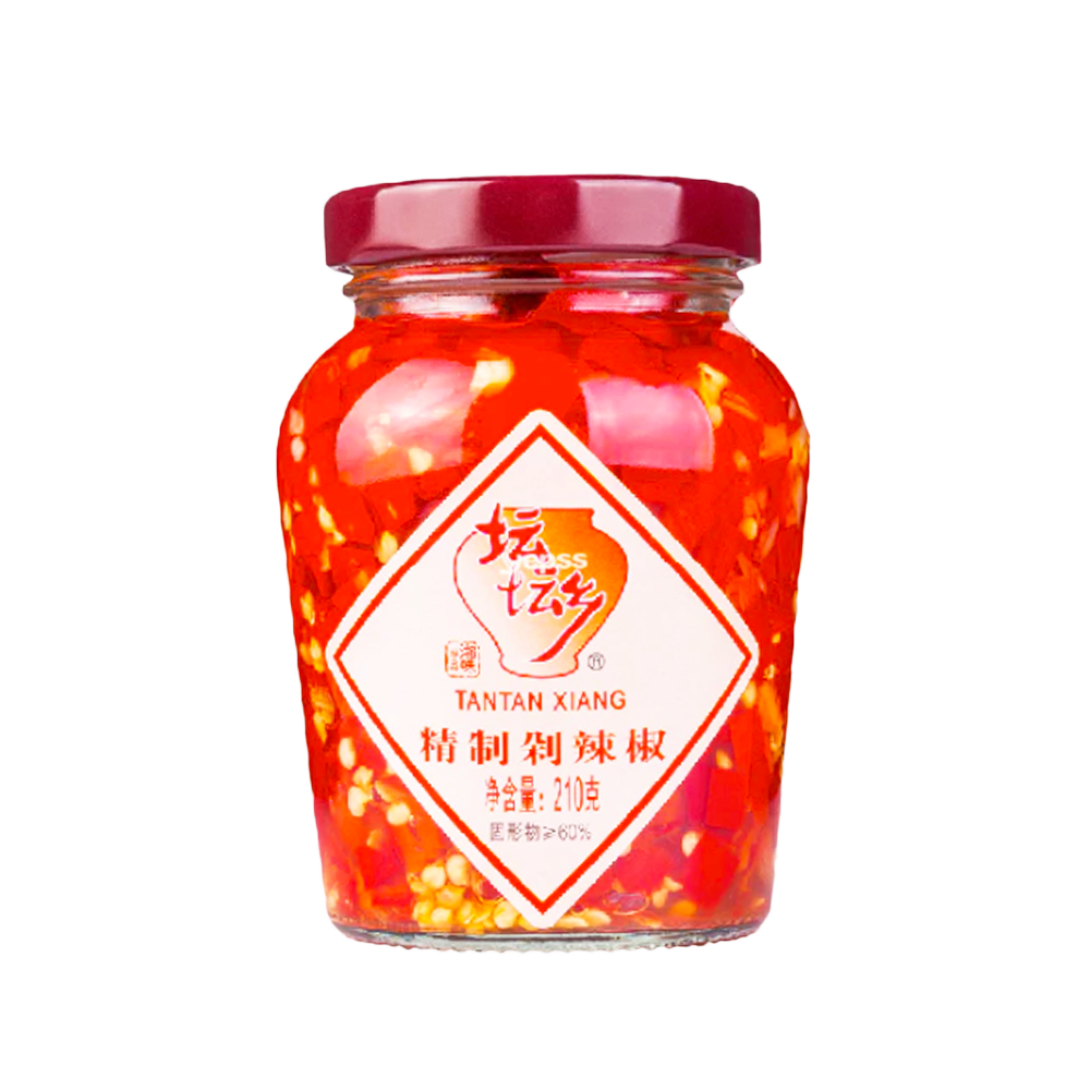 TANTAN XIANG Chopped Red Chilli 210g - Longdan Official