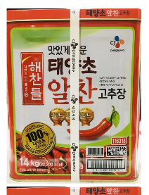 CHEIL JEDANG Red Pepper Paste(Alchan) 14kg - Longdan Official