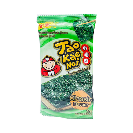 TAOKAENOI Roasted Seaweed (Korean Style) Classic 2g - Longdan Official Online Store
