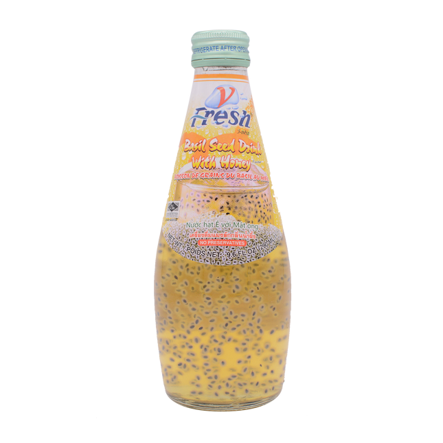 V-Fresh Honey Drink & Basil Seed 290ml - Longdan Online Supermarket
