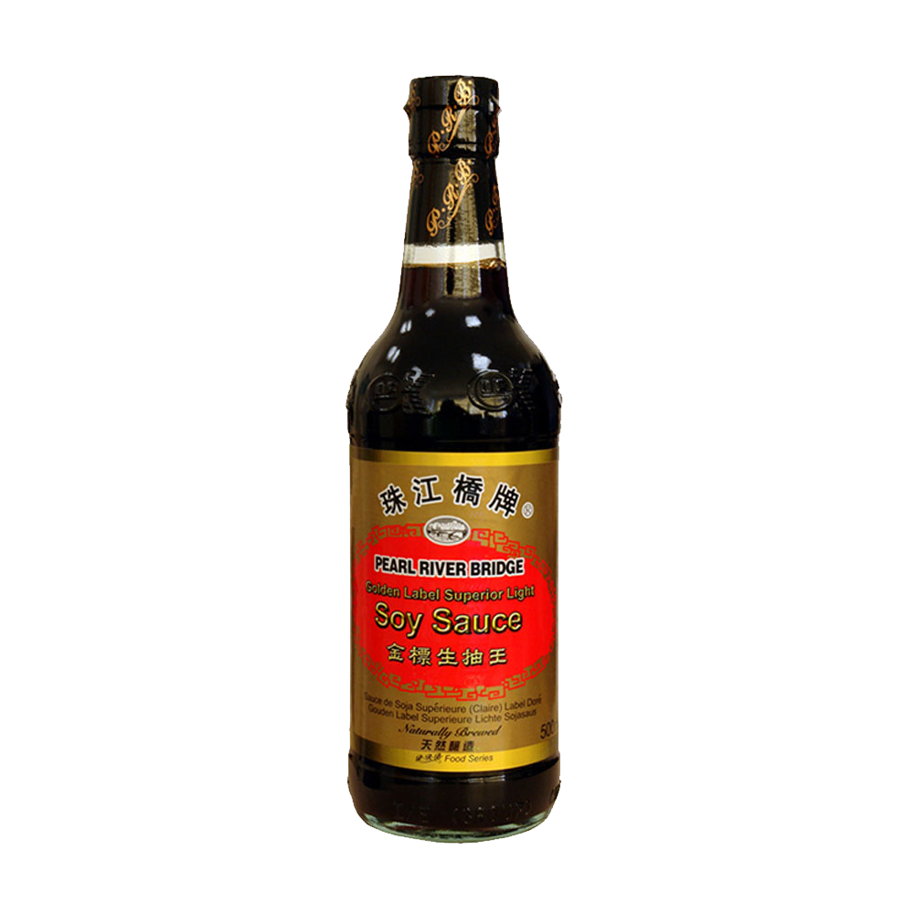 PEARL RIVER BRIDGE Gold Label Superior Light Soy Sauce 500Ml (Case 12)