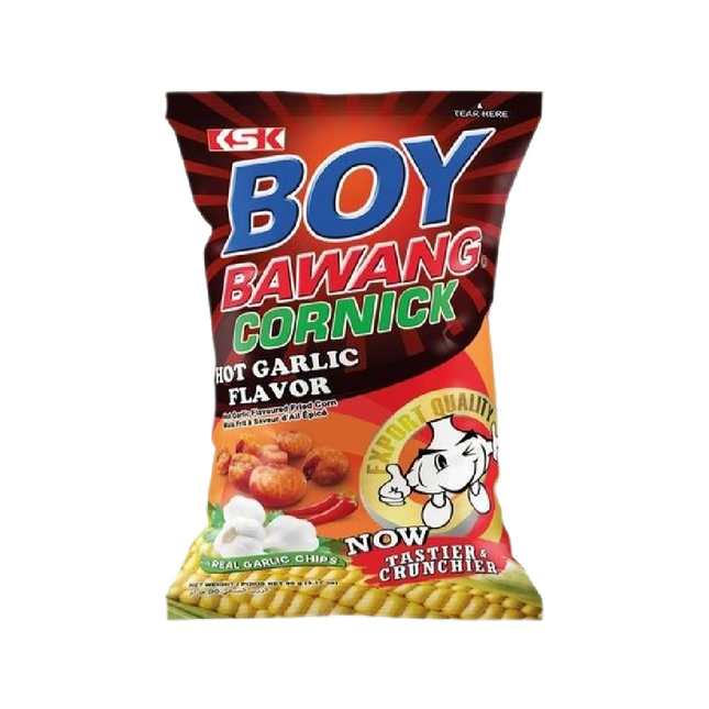 BOY BAWANG Cornick - Hot Garlic 90g (Case 40)