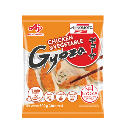 AJINOMOTO Chicken & Veg Gyoza 600g (Case 10)