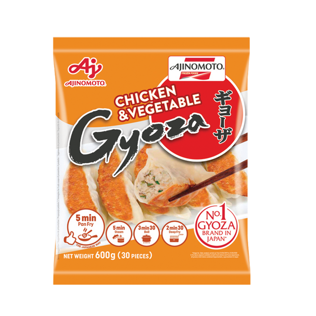 AJINOMOTO Chicken & Veg Gyoza 600g (Case 10)