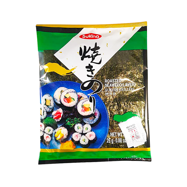 SUKINA Roasted Seaweed Laver 24g - Longdan Official