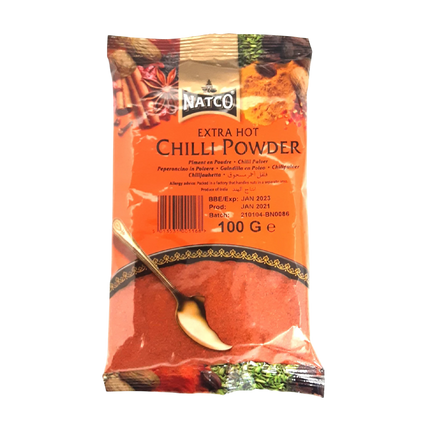 NATCO Chilli Powder Ex-Hot 100g (Case 10)