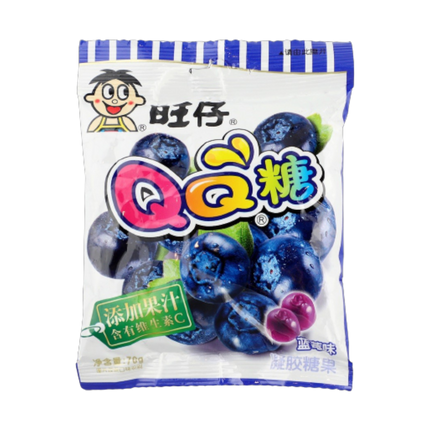WANT WANT Gummy Blurberry Flavour 70g (Case 60)