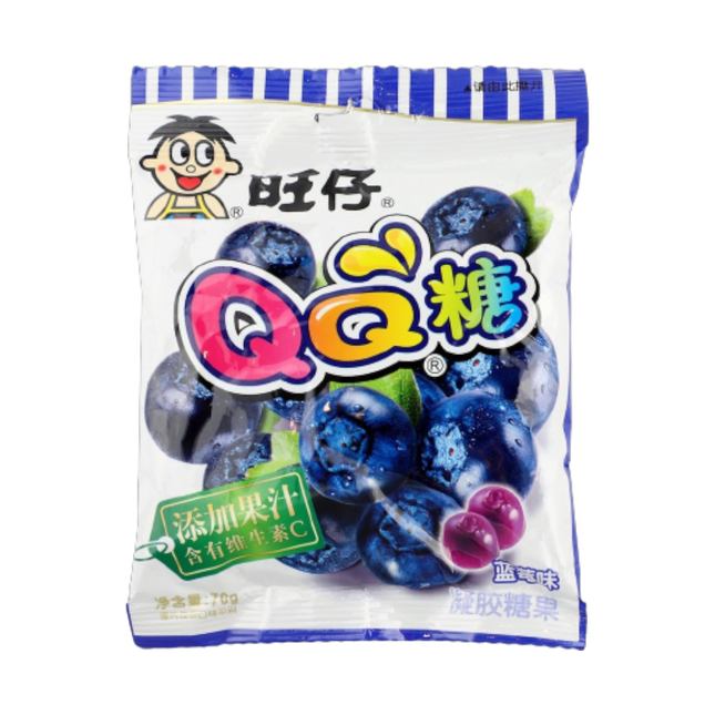 WANT WANT Gummy Blurberry Flavour 70g (Case 60)