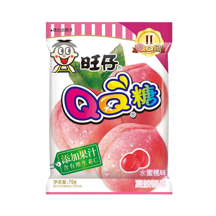 WANT WANT Gummy Peach Flavour 70g (Case 60)