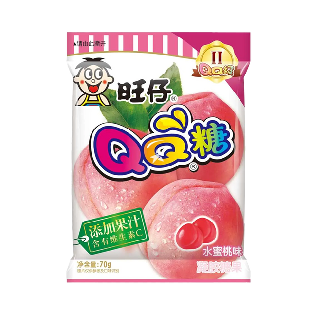 WANT WANT Gummy Peach Flavour 70g (Case 60)