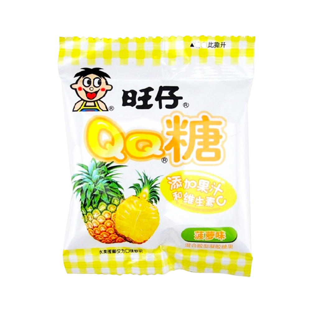 WANT WANT QQ Gummies Pineapple 25g (Case 120)