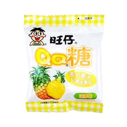 WANT WANT QQ Gummies Pineapple 25g (Case 120)