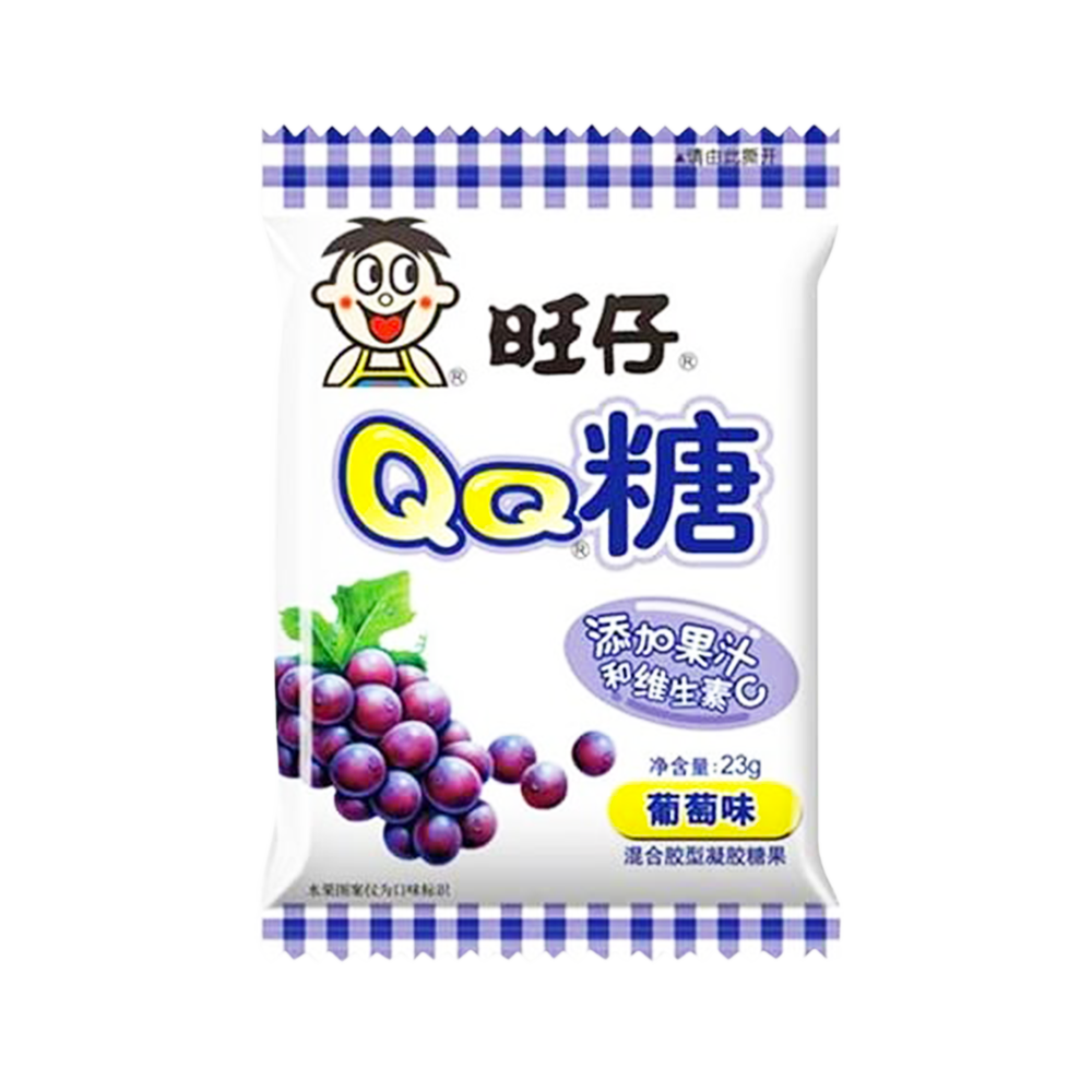 WANT WANT QQ Gummies Grape 25g (Case 120)