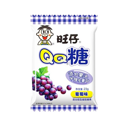 WANT WANT QQ Gummies Grape 25g (Case 120)