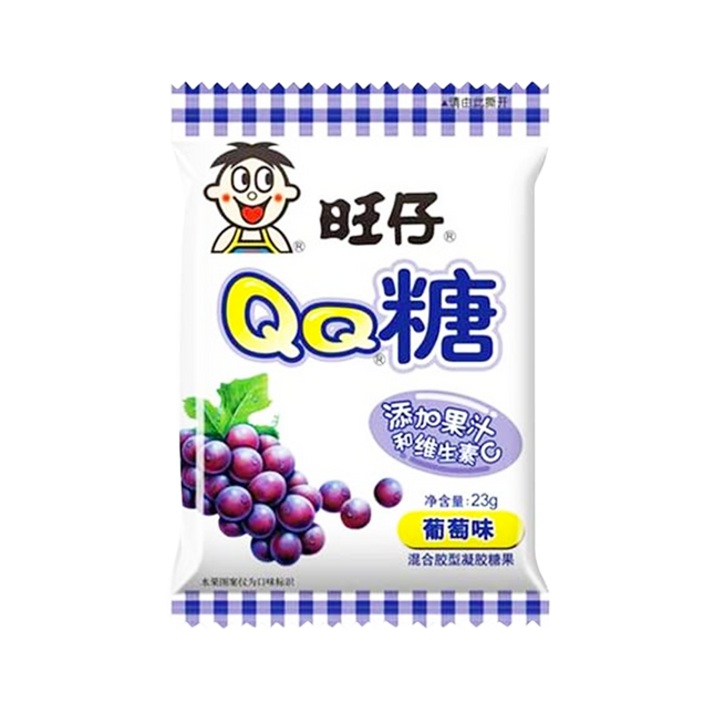 WANT WANT QQ Gummies Grape 25g (Case 120)