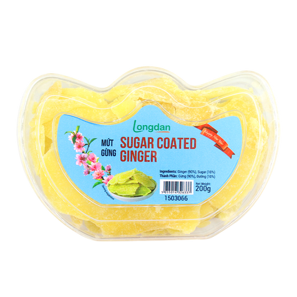 Longdan Sugar Coated Ginger 200g (Case 24)