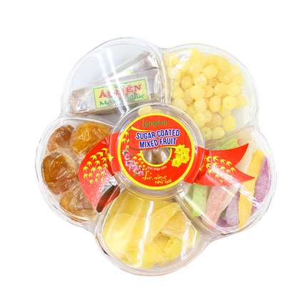 Longdan Sugar coated Mixed Fruit 600g (Case 10)