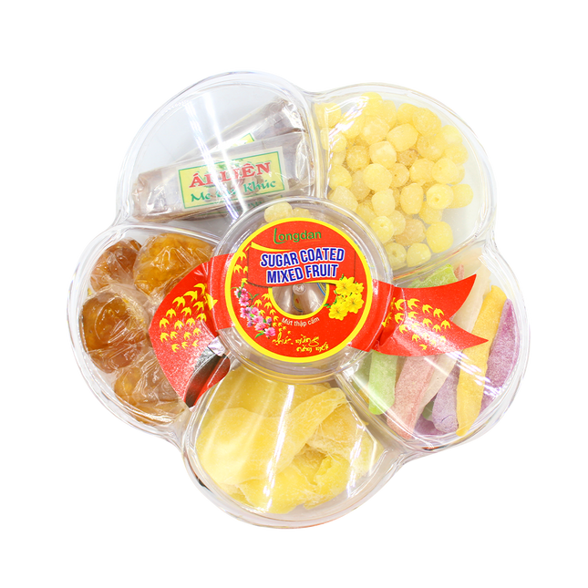 Longdan Sugar coated Mixed Fruit 600g (Case 10)