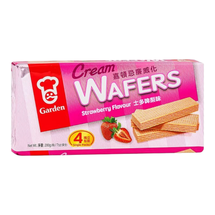 GARDEN Cream Wafers Strawberry 200g
