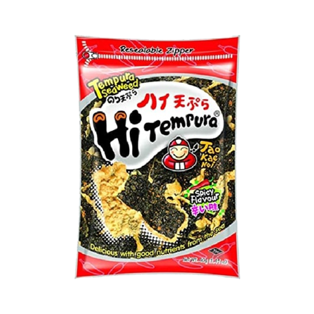 TAOKAENOI Hi-Tempura Crisp Seaweed - Spicy 40g - Longdan Official