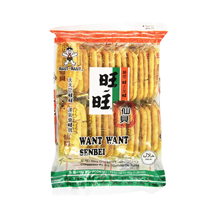 WANT WANT Senbei Rice Cracker 112G (Case 20)