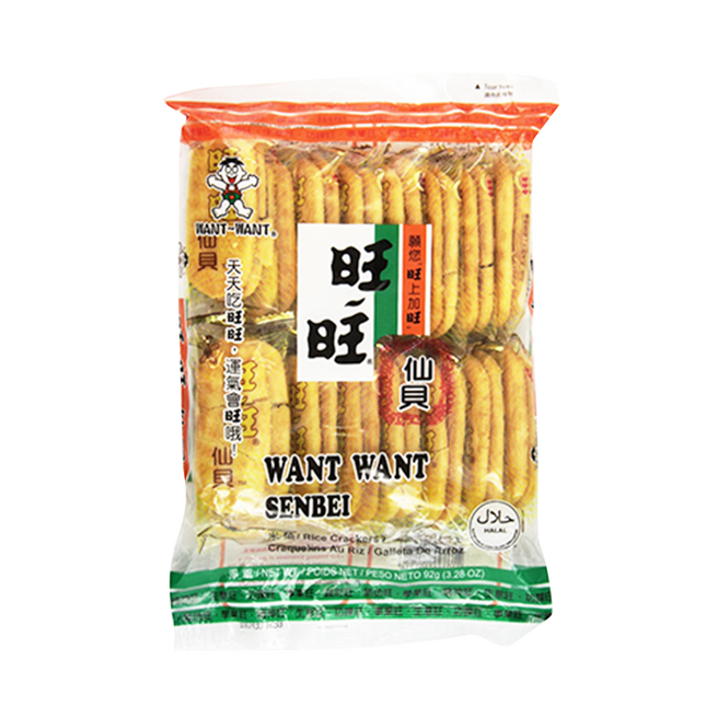 WANT WANT Senbei Rice Cracker 112G (Case 20)