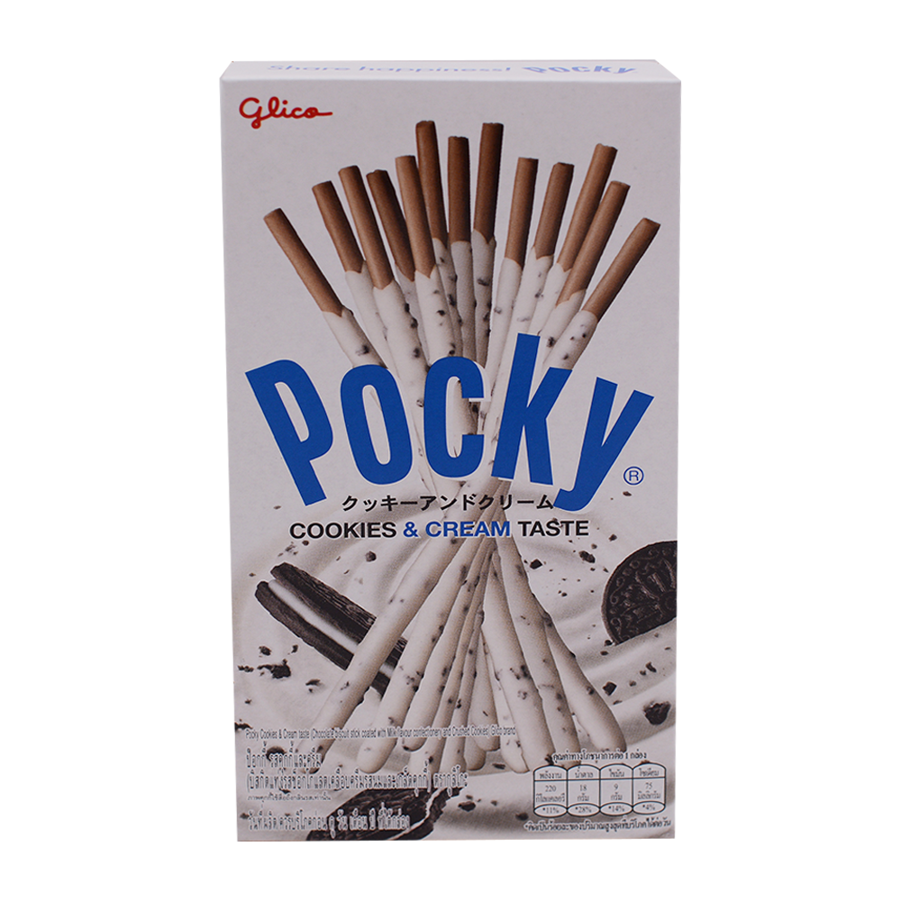 Glico Pocky Sticks - Cookie & Cream 45g - Longdan Online Supermarket