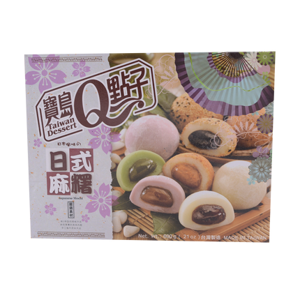 Q Taiwan Dessert Japanese Mochi Box Set Assorted Flavour 600g - Longdan Official Online Store