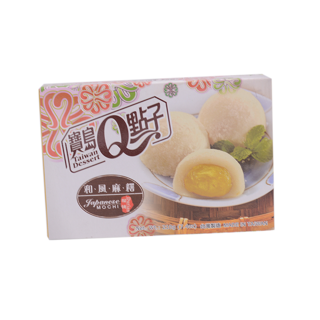 Q Taiwan Dessert Japanese Mochi Durian Flavour 210g - Longdan Online Supermarket