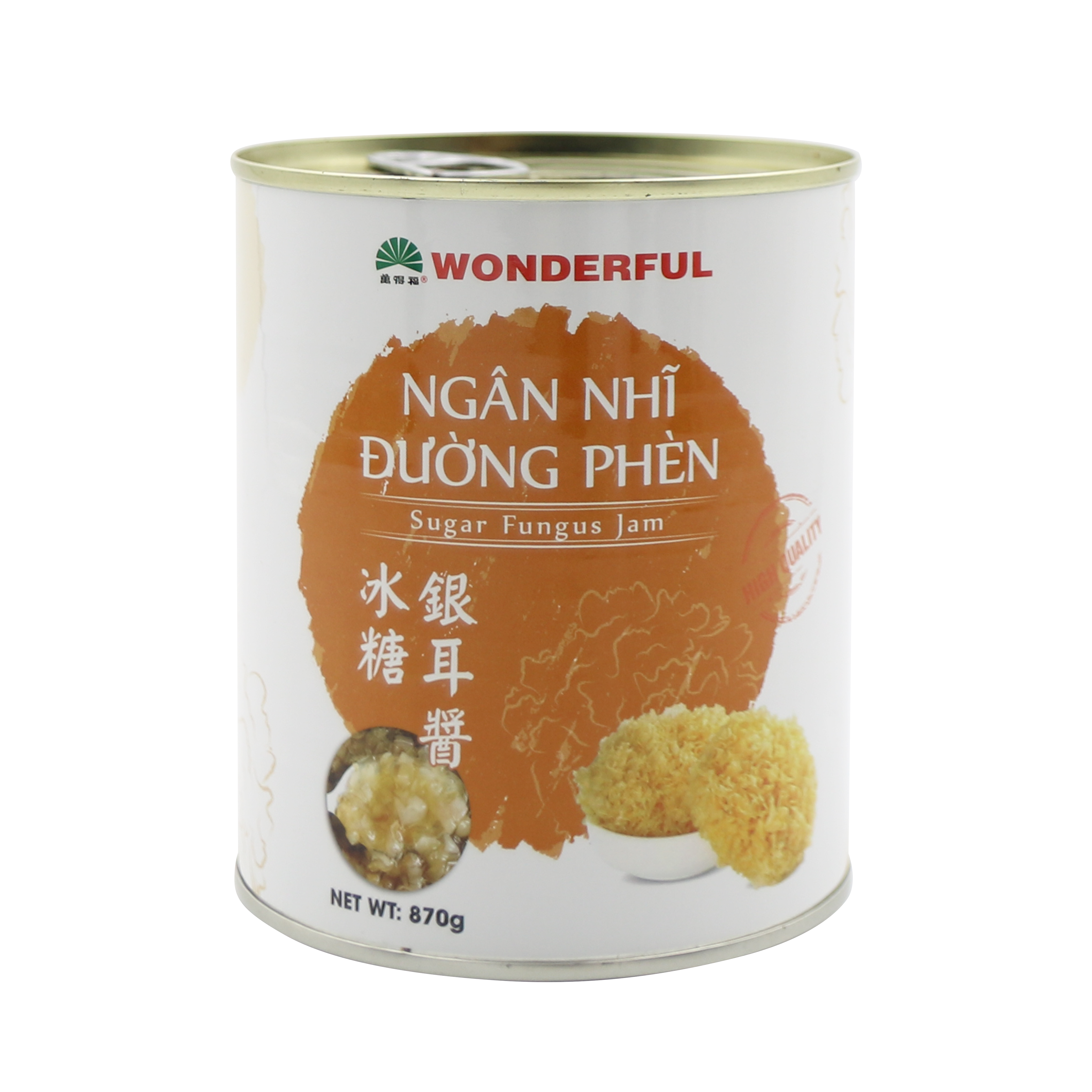 Wonderful Foods Sugar Fungus Jam 870g - Longdan Official Online Store
