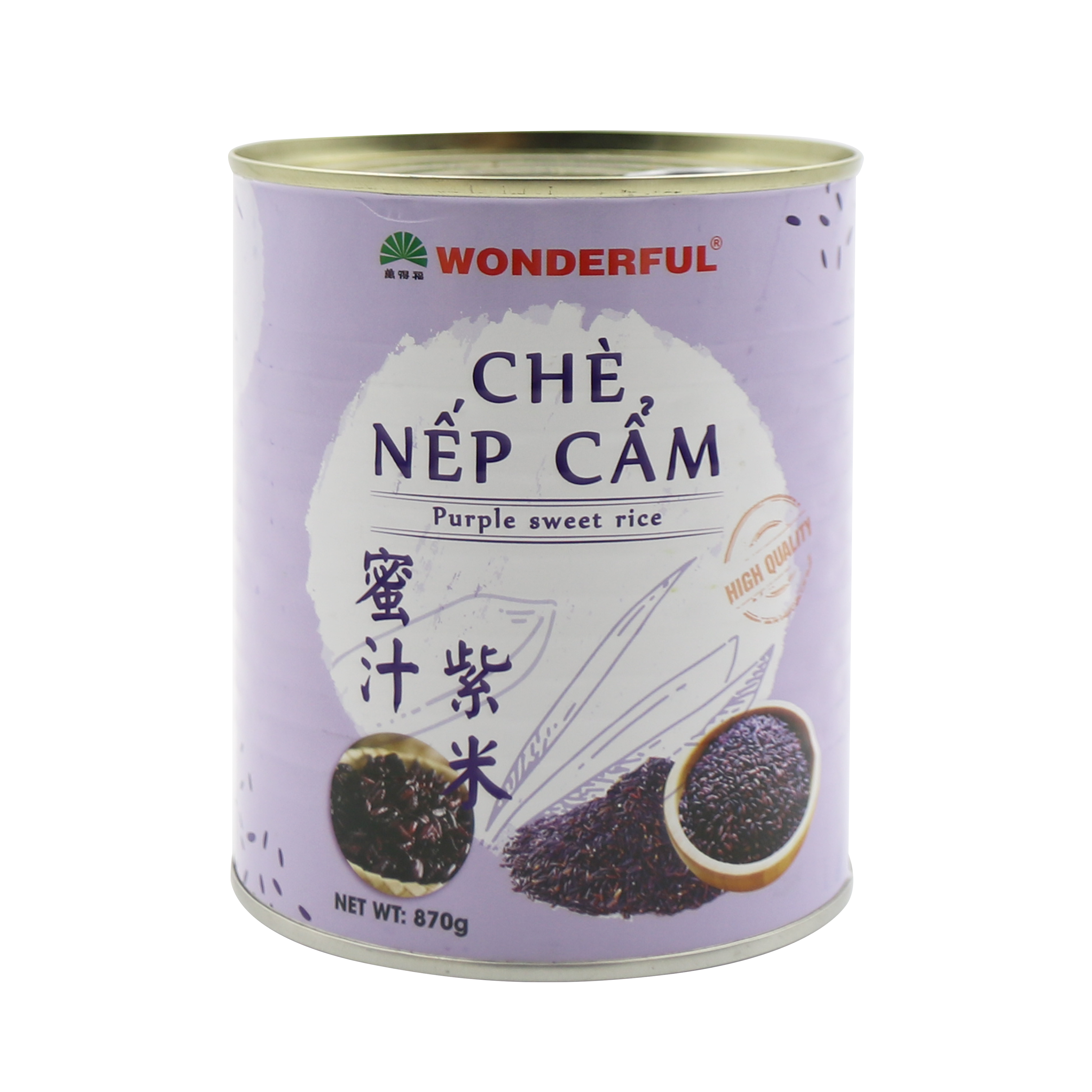 Wonderful Foods Purple Sweet Rice 870g - Longdan Official Online Store