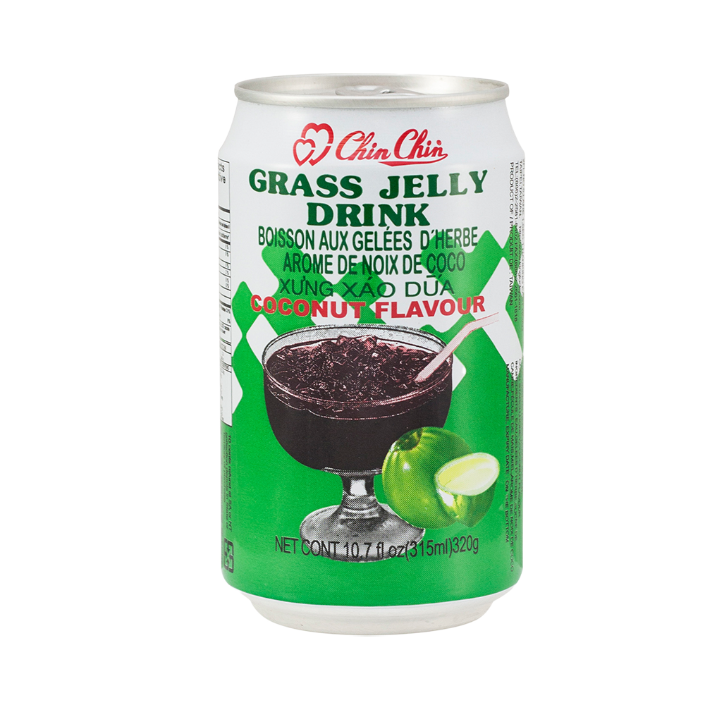 Chin Chin-Grass Jelly Drink (Coconut Flavor) 320g (Case 24)