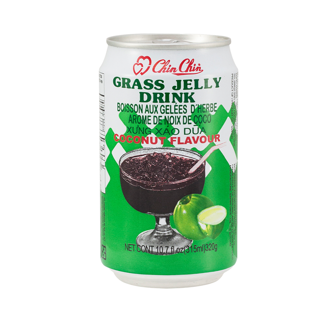 Chin Chin-Grass Jelly Drink (Coconut Flavor) 320g (Case 24)
