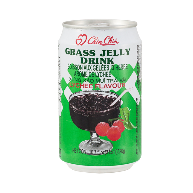 Chin Chin-Grass Jelly Drink (Lychee Flavor) 320g (Case 24)