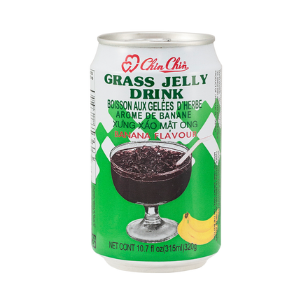 Chin Chin-Grass Jelly Drink (Banana Flavor) 320g (Case 24)