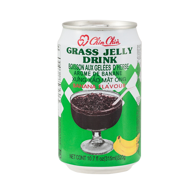 Chin Chin-Grass Jelly Drink (Banana Flavor) 320g (Case 24)