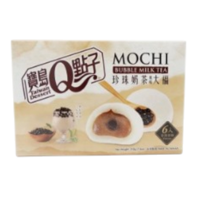Q TAIWAN DESSERT Bubble Tea Milk Mochi 210g (Case 24)