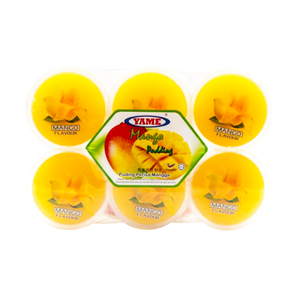 YAME Pudding Nata De Coco Mango Flavour (6pcs) 480g - Longdan Official